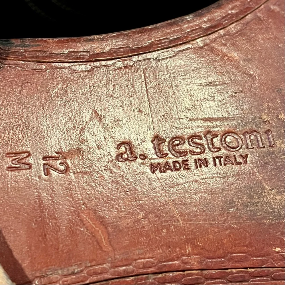 A Testoni men’s 12 monk strap Italy - Picture 7 of 9